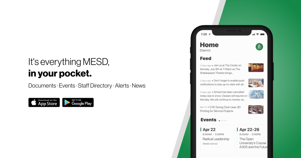 It's everything MESD, in your pocket.