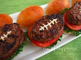 Football and burgers